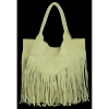 Dámská kabelka shopper bag Vittoria Gotti pistáciová VPOS9